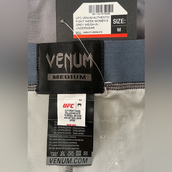 UFC VENUM WOMEN’S WEIGH-IN UNDERWEAR / BOXER BRIEFS SET OF 4 - Picture 4 of 4
